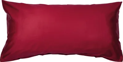 Produktbild von Traumschloss Mako-Satin Kissenbezug 40 x 80 cm bordeaux 100% Mako-Baumwolle, mit Reißverschluss