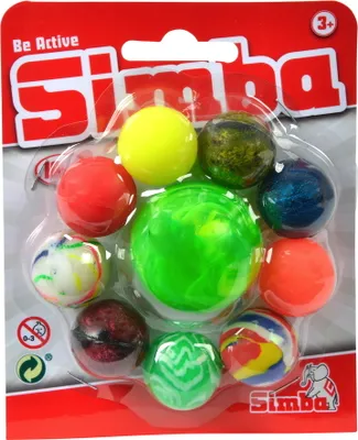 Obrázok produktu pre Simba vonkajšia loptová hra 10 skákacích loptičiek v sade 107353229