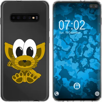 Produktbild von PhoneNatic Case kompatibel mit Samsung Galaxy S10 Plus Silikon-Hülle Cutiemals M7