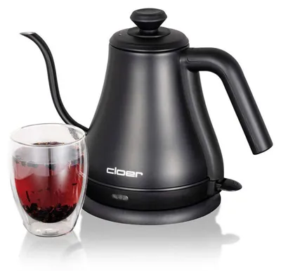 Zdjęcie produktu dla Cloer 4960, 0,8 l, 1000 W, czarny, stal nierdzewna, zabezpieczenie przed przegrzaniem, bezprzewodowy