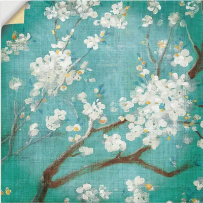 Produktbild von ARTland Wandbild, selbstklebend Weiße Kirschblüten I Größe: 100x100 cm