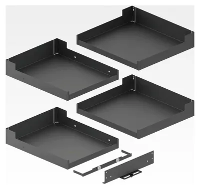 Produktbild von Tablar Set Liro 450 M.C.C anthrazit