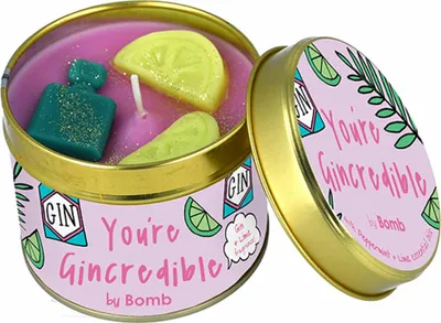 Image de Bomb Cosmetics Duftkerze Scent Stories in Dose Youre Gincredible, Dosenkerze, Rosa, PYOUGIN04