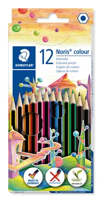 Obrázok produktu pre Farebná ceruzka @Staedtler Noris® color, kartónová krabička s 12 rôznymi farbami
