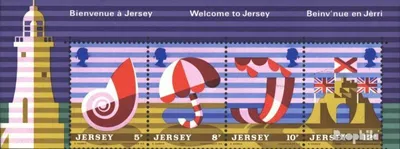 Produktbild von Briefmarken GB - Jersey 1975 Mi Block1 (kompl.Ausg.) postfrisch Tourismus