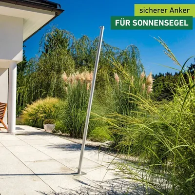 Produktbild von Windhager Sonnensegelmast Set Basis Set 2,43 m Höhe