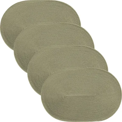 Produktbild von Erwin Müller Tischset Amadora" 4er-Pack taupe oval 30x45 cm"