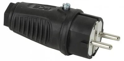 Immagine prodotto di Connettore Schuko maschio in gomma PCE - IP44