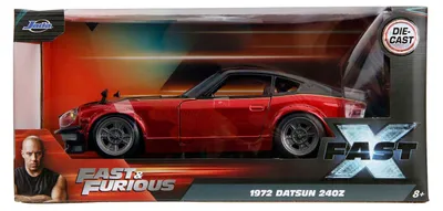 Produktbild von Jada Toys Fast & Furious Nissan Datsun 240Z 1:24 Diecast Auto Rot