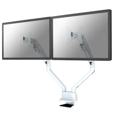 Produktbild von Neomounts FPMA-D750DWHITE Monitorarm 10-32" - Gasfeder - Topfix, Klemme/Durchführung, 8 kg, 25,4 cm (10"), 81,3 cm (32"), 100 x 100 mm, Weiß