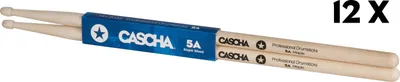 Produktbild von CASCHA Professional Schlagzeugsticks 5A robuste Ahorn Sticks I Trommelstöcke Holz I Profi Schlagzeug Zubehör I Drumsticks Maple I Schlagzeugstöcke I