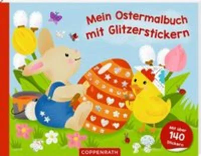 Produktbild von Mein Ostermalbuch mit Glitzerstickern