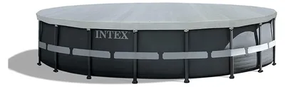 Produktbild von INTEX 28041 -  Deluxe Abdeckplane für Frame Pool Ø 549cm, Überhang 25cm Poolplane Abdeckung Plane