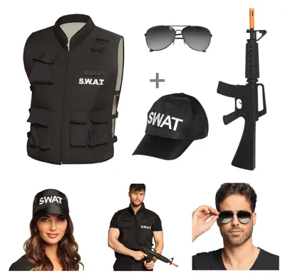 Produktbild von Boland Accessoire Set SWAT Größe L/XL