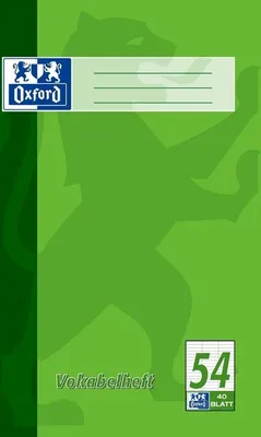 Produktbild von Vokabelheft A4 Lineatur 54 40 Blatt Packung mit 10 Stück