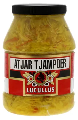 Produktbild von Lucullus Atjar Tjampoer 2500g – Würzige indonesische Mixed Pickles, Familienpackung