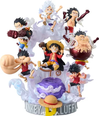 Obrázek produktu pro One Piece World Collactable Figures x S.H. Figuarts akční figurka Monkey D. Luffey 8 cm