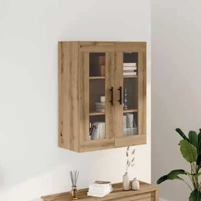 Zdjęcie produktu dla vidaXL Kredens dębowy Artisan 69,5x34x90 cm materiał drewnopochodny