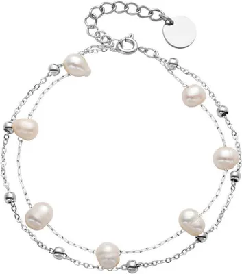 Produktbild von Perlenarmband für Damen aus Edelstahl von JEWLIX