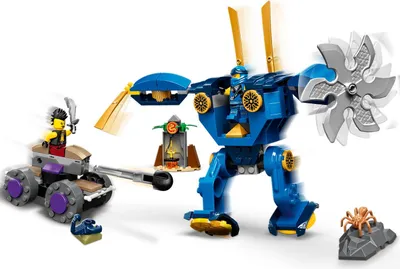 Obrázek produktu pro LEGO NINJAGO Jayův elektrorobot, Sada na stavění, 4 rok/roky, Plast, 106 kusů, 310 g