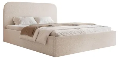 Produktbild von Selsey Sonvivo - Polsterbett 180x200 mit Bettkasten, Bouclé, cremefarben