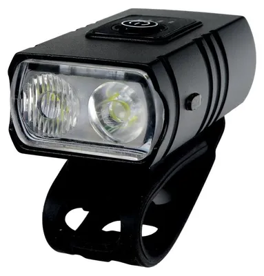 Productafbeelding van LED-fietslamp, voorlamp, 315 lm, 1200 mAh, oplaadbaar via USB, Teger
