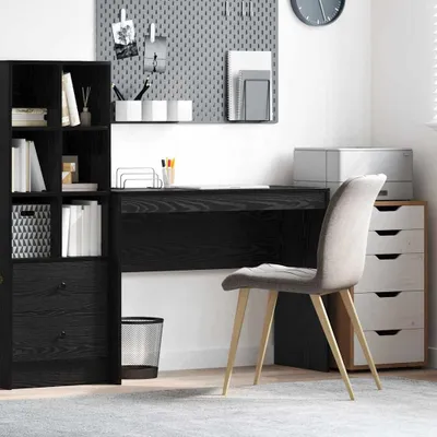 Zdjęcie produktu dla Maison Exclusive – biurko w kolorze czarnego dębu 100 x 40 x 76 cm