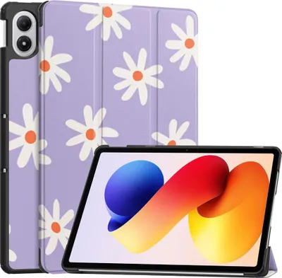 Produktbild von imoshion Design Trifold Klaphülle Xiaomi Redmi Pad 2 Pro - Flower Distance