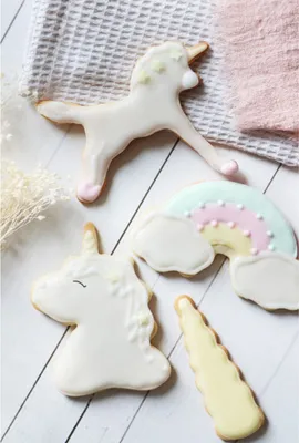 Immagine prodotto di 4 tagliabiscotti a forma di unicorno