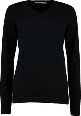 Produktbild von Kustom Kit KK353 | Women's Classic Fit Arundel Sweater - Farbe: Black - Größe: M