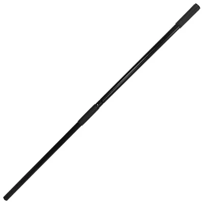Productafbeelding van vidaXL Heugabelstang, diameter 3,5 x 127,5 cm, zwart, staal