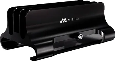 Produktbild von MISURA NOTMIS1017, Notebook- & Tablet-Arm, Schwarz, Aluminium, 12 - 32 mm, 180 mm, 72,5 mm Laptop-Ständer MH04 BLACK