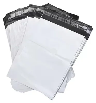 25 Versandtaschen 240x350 mm, 60 μm, selbstklebend, schwarz/weiß