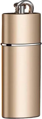 Image de INF Cendrier Portable Créatif avec Tiroir, ABS+Inox, Extérieur, 1 Pièce Or