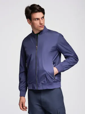 Produktbild von Ombre Bomberjacke Stylische Bomberjacke – Übergangsjacke für Frühling dunkelblau M