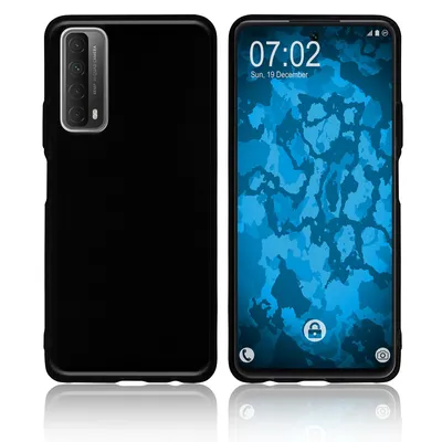 Produktbild von PhoneNatic Case kompatibel mit Huawei P Smart 2021 - schwarz Silikon Hülle  Cover