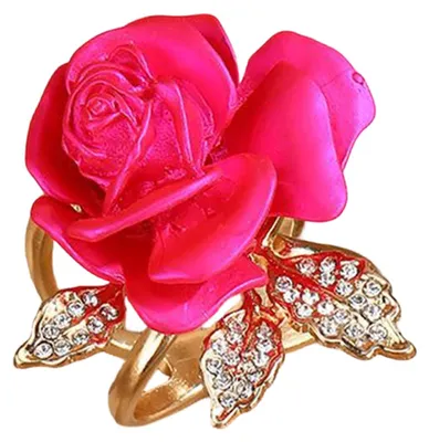 Produktbild von Rosen-Schalring, Strassblumen-Schalclip-Ring, eleganter Schalhalter, Schiebering für Damen, Seidenschals, Tücher, Halstücher
