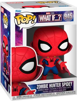 Produktbild von Marvel Studios What IF…? - Zombie Hunter Spidey 945 - Funko Pop! - Vinyl Figur