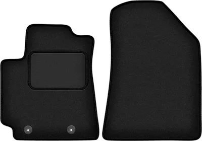 Immagine prodotto di Wielganizator tappetini auto velours anteriori adatto per Hyundai i10 III (2019-, hatchback) neri, set 2 pz, con fissaggi