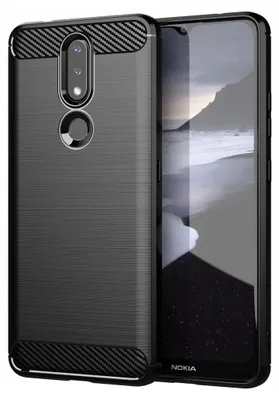 Produktbild von Carbon Case flexible Hülle Nokia 2.4 schwarz