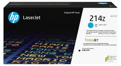 Produktbild von HP 214Z - Ultra High Yield - Cyan - original - LaserJet - Tonerpatrone (W2141Z)