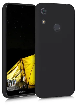 Produktbild von kwmobile Handyhülle für Huawei Y6s (2019) Hülle - TPU Case - Kabelloses Laden - Schutzhülle Cover in Schwarz matt