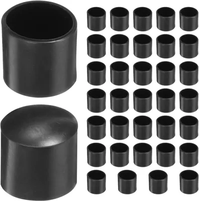 Produktbild von Möbelschoner 1,5 cm, 36 Stück, PVC, Rutschfest, Für Holzböden, Schwarz