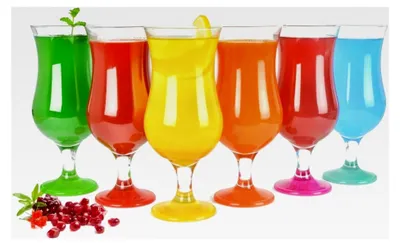 Produktbild von 6 Cocktailgläser 480ml in 9 Varianten