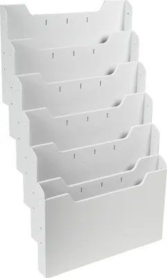Image de Exacompta Trieur mural modulable horizontal 6 compartiments A4 Gris 63240D