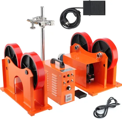 Obrázek produktu pro SucceBuy 110V otočný spojovací váleček – nosnost 1000 kg/2205 lb. Polohovač pro svařování pro průměry 25–1400 mm. Otáčky 80–1600 ot./min.