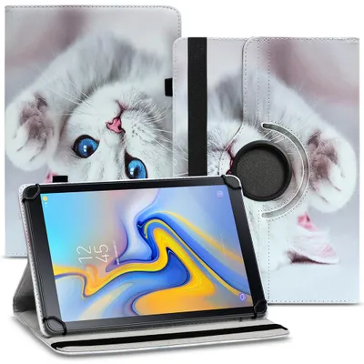 Produktbild von Tablet Hülle für Samsung Galaxy Tab A 10.5 Tasche Schutzhülle Case Cover DrehbarFarben:Motiv 12