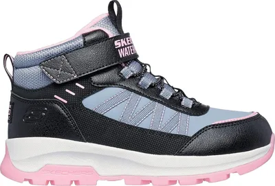 Produktbild von Skechers Storm Blazer - Artic Mass Mädchen Wasserdichte Winterstiefelette Schwarz/Blau (Black/Light Pink), 303493L-BKLP