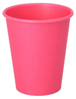 Produktbild von 50 Trinkbecher, Pappe "To Go" 0,2 l Ø 8 cm · 9,2 cm pink