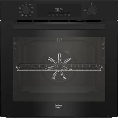 Image de Four Encastrable Multifonction BEKO BBIE11300BMP, Pyrolyse, 66L, Noir, Porte Froide, 59.4 x 56.7 x 59.5 cm